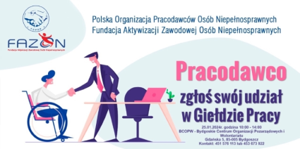 Zdjęcie artykułu Giełda Pracy dla Osób z Niepełnosprawnościami